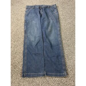 Carhartt Relaxed Straight Rugged Flex Jeans Men's Size 38X30 Blue Workwear